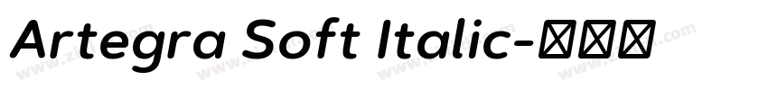 Artegra Soft Italic字体转换 Artegra Soft Italic字体转换